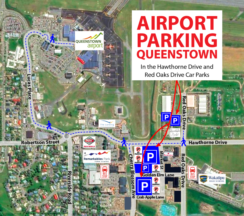 Airport Parking Queenstown, Car Park near Queenstown Airport, long term car park queenstown airport, short term car park queenstown airport, park near queenstown airport
