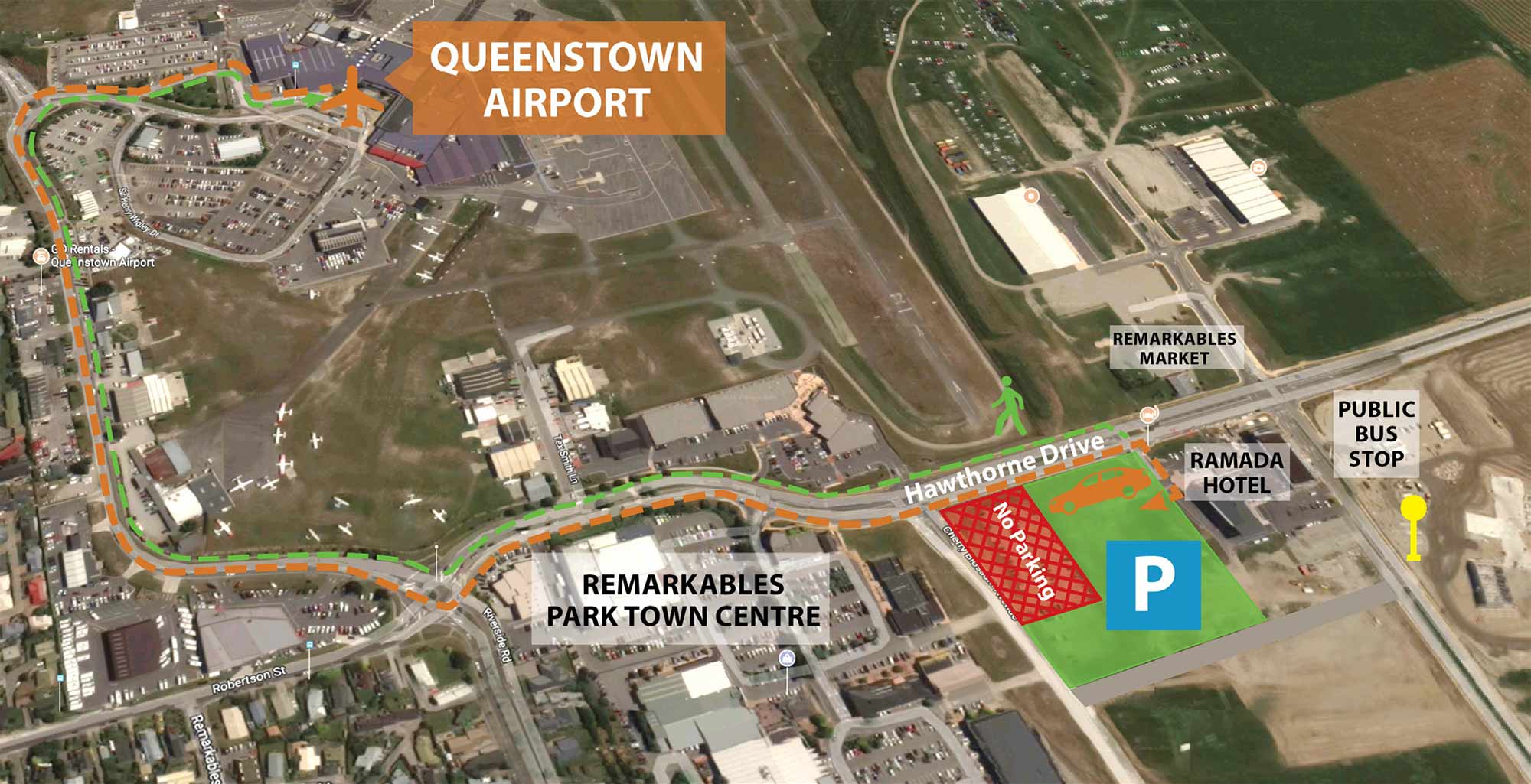Airport Parking Queenstown | Location